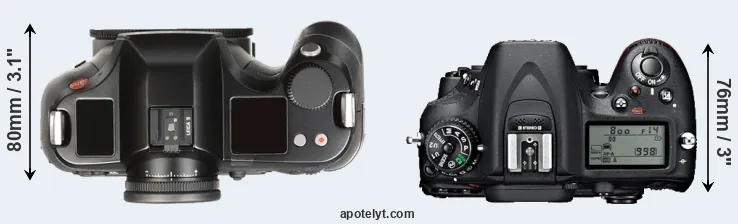 Compare S Typ 007 versus D7100 top