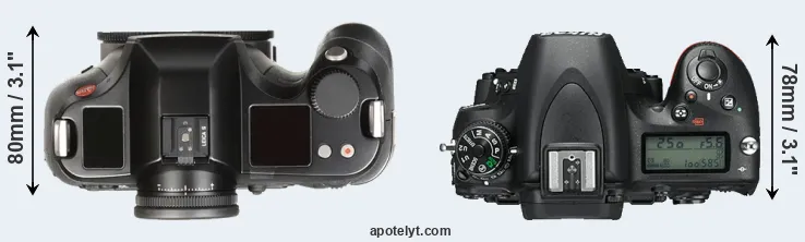 Compare S Typ 007 versus D750 top