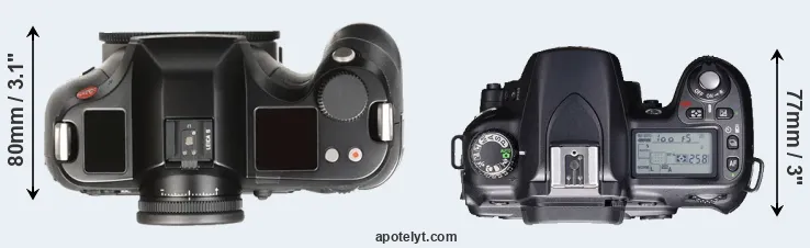 Compare S Typ 007 versus D80 top