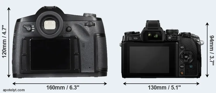 Comparison S Typ 007 or E-M1 rear