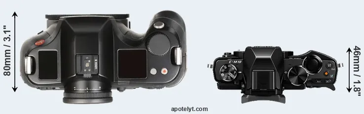 Compare S Typ 007 versus E-M10 top
