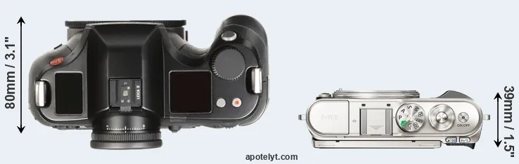 Compare S Typ 007 versus E-PL9 top