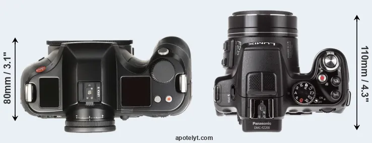 Compare S Typ 007 versus FZ200 top