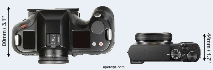 Compare S Typ 007 versus TZ100 top