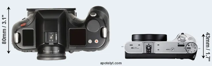 Compare S Typ 007 versus NX500 top