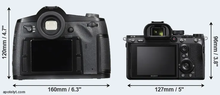 Comparison S Typ 007 or A7 III rear