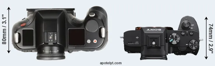 Compare S Typ 007 versus A7 III top