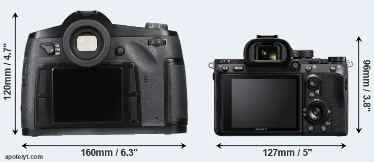 Comparison S Typ 007 or A7R III rear