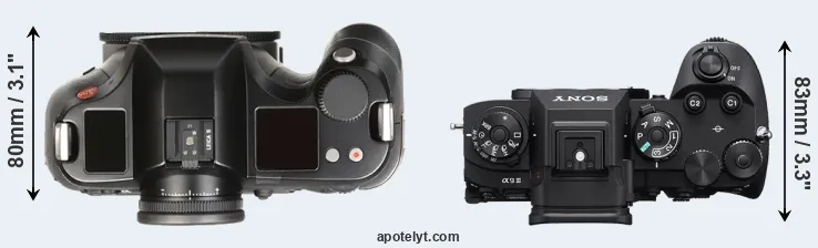 Compare S Typ 007 versus A9 III top