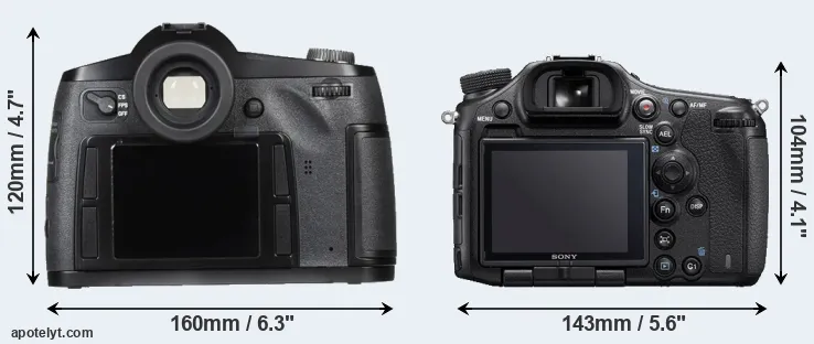 Comparison S Typ 007 or A99 II rear