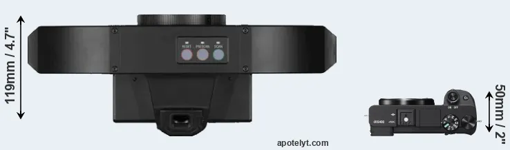 Compare S1 versus A6400 top