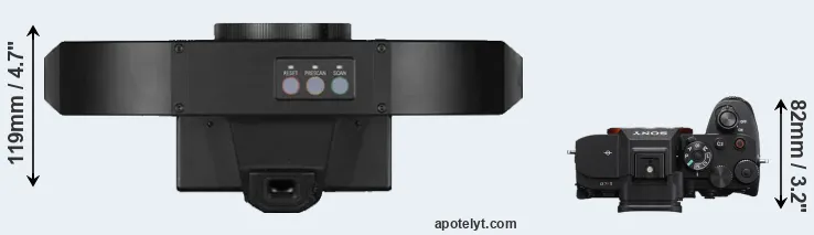 Compare S1 versus A7R V top