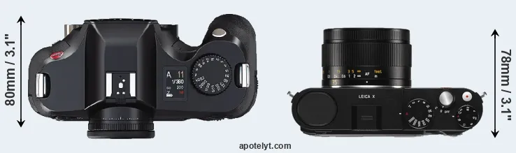 Compare S2 versus X Typ 113 top
