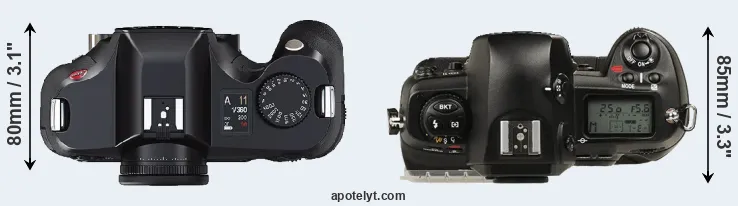 Compare S2 versus D1 top