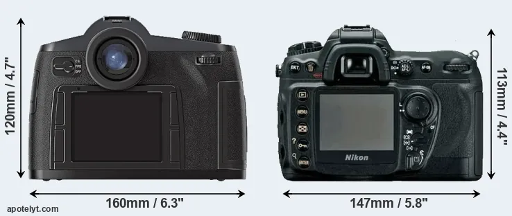 Comparison S2 or D200 rear