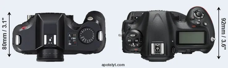 Compare S2 versus D5 top