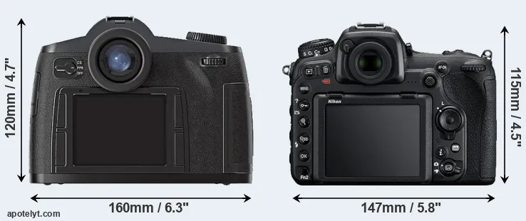 Comparison S2 or D500 rear