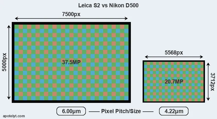 S2 versus D500 MP