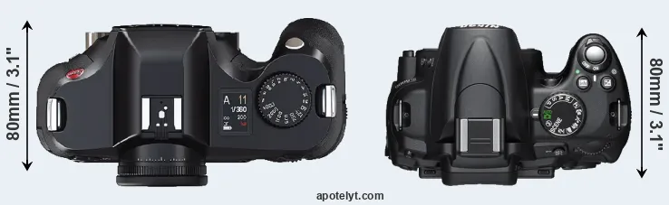 Compare S2 versus D5000 top