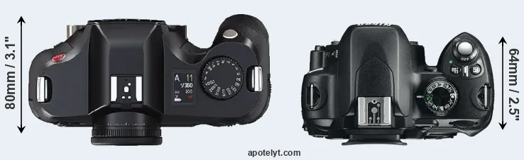 Compare S2 versus D60 top