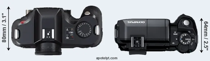 Compare S2 versus E-300 top