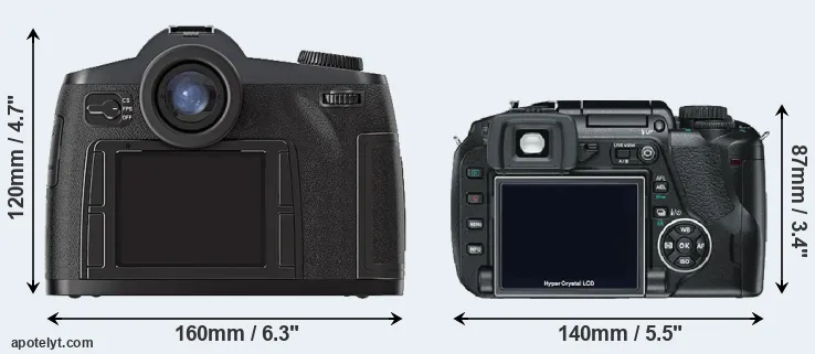 Comparison S2 or E-330 rear