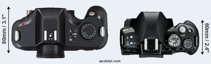 Compare S2 versus E-600 top