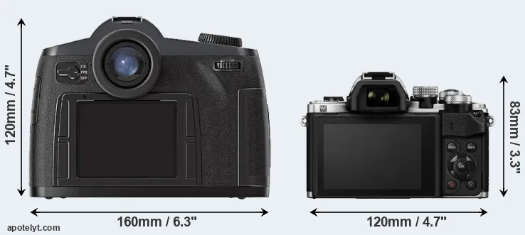 Comparison S2 or E-M10 II rear