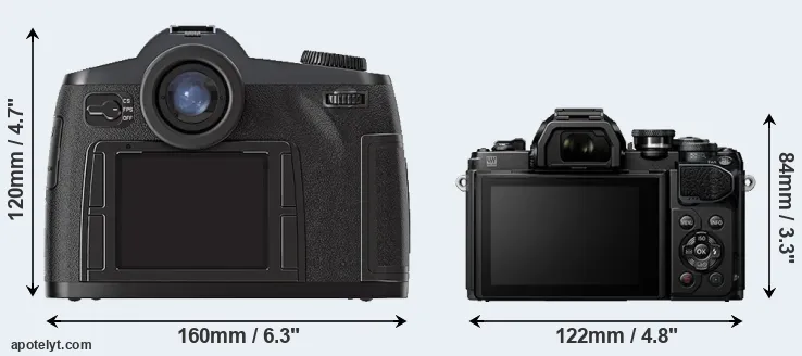 Comparison S2 or E-M10 III rear