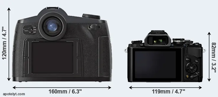 Comparison S2 or E-M10 rear