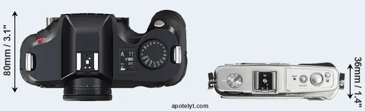 Compare S2 versus E-P1 top