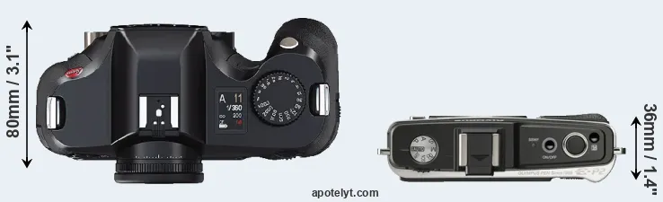 Compare S2 versus E-P2 top