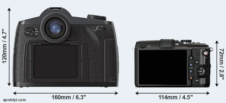 Comparison S2 or E-PL2 rear