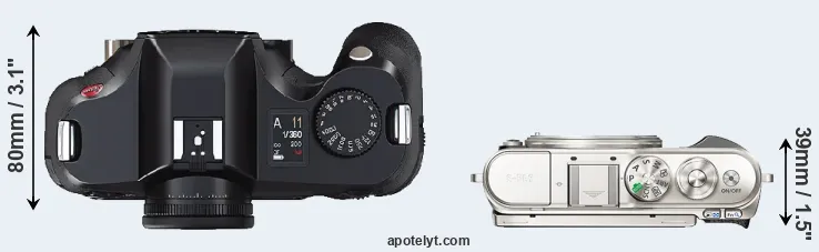 Compare S2 versus E-PL9 top