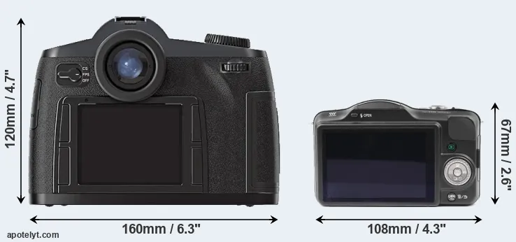 Comparison S2 or GF3 rear