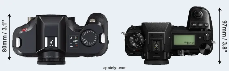 Compare S2 versus S1R top