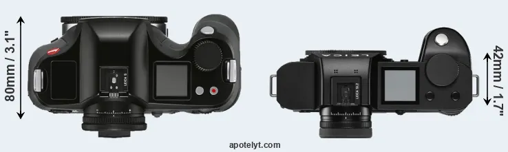 Compare S3 versus Leica SL2 top