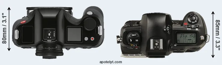 Compare S3 versus D1 top