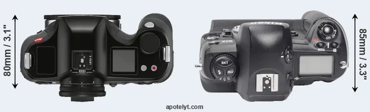 Compare S3 versus D1X top