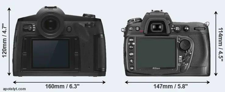 Comparison S3 or D300 rear
