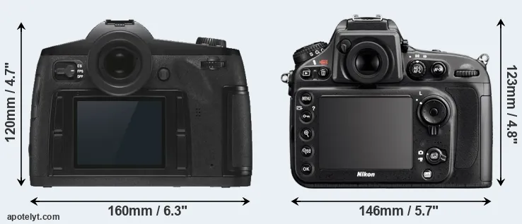 Comparison S3 or D800E rear