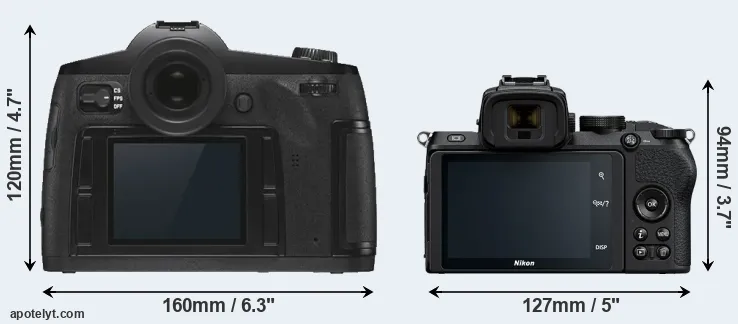 Comparison S3 or Z50 rear