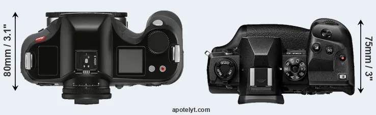 Compare S3 versus E-M1X top