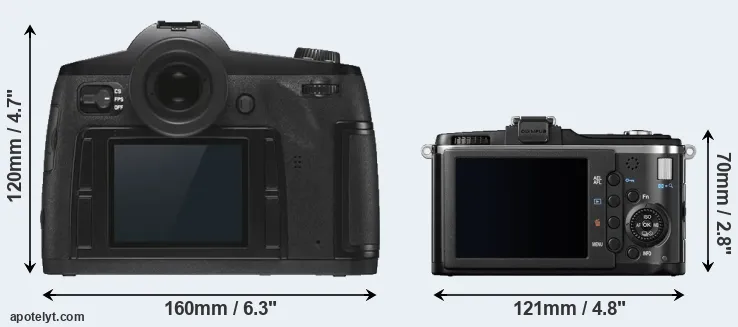 Comparison S3 or E-P2 rear