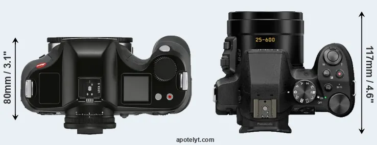 Compare S3 versus FZ330 top