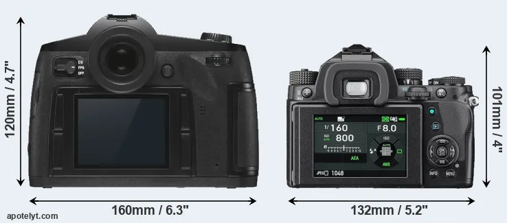 Comparison S3 or KP rear