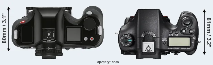 Compare S3 versus A77 II top