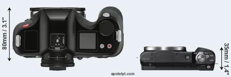 Compare S3 versus NEX-3N top