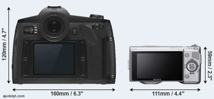 Comparison S3 or NEX-5 rear