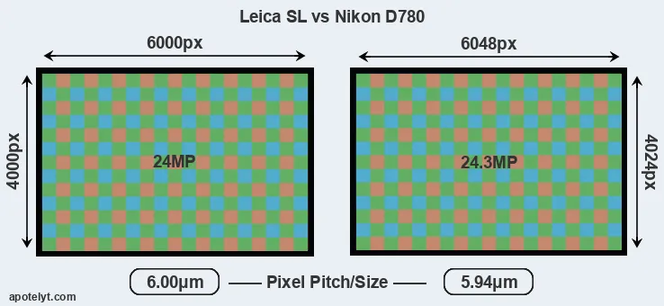 Leica SL versus D780 MP